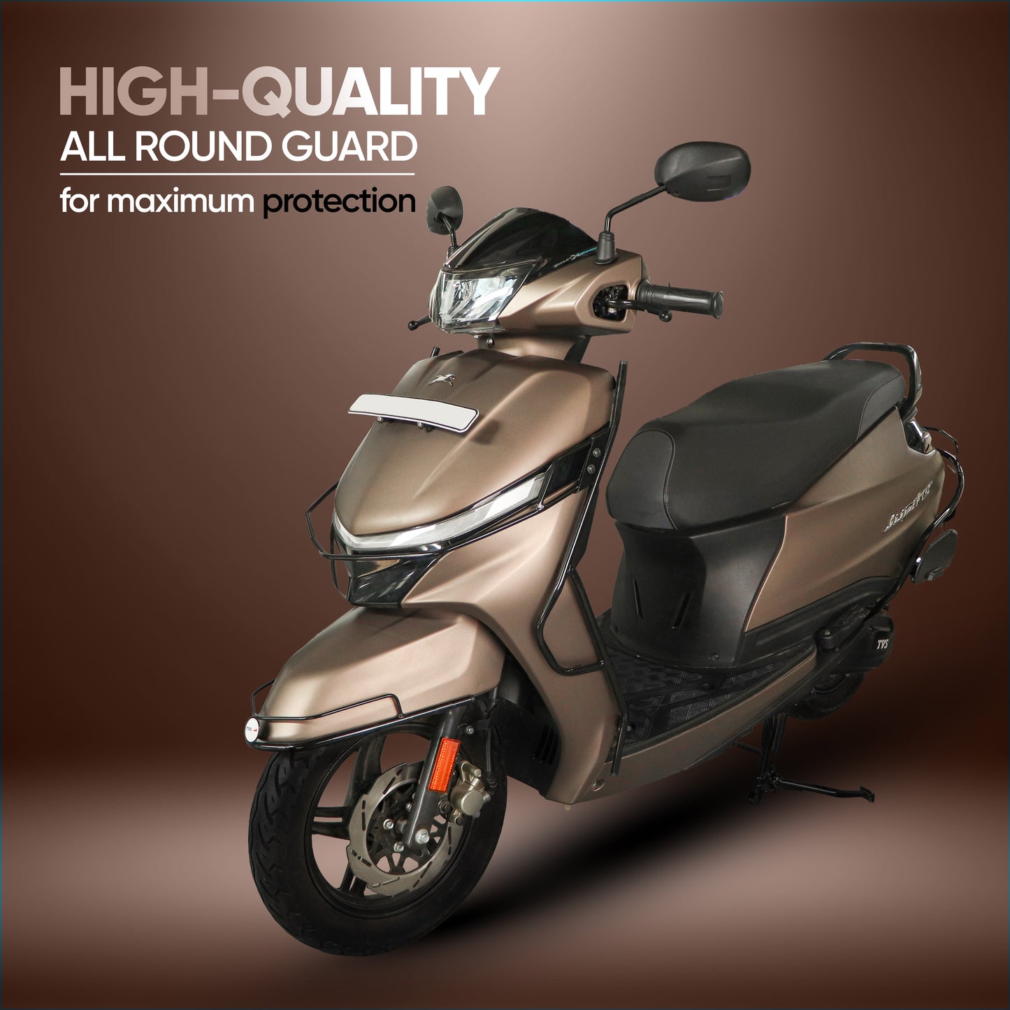 TVS Kit Scooter Guard for New Jupiter 110CC - Black