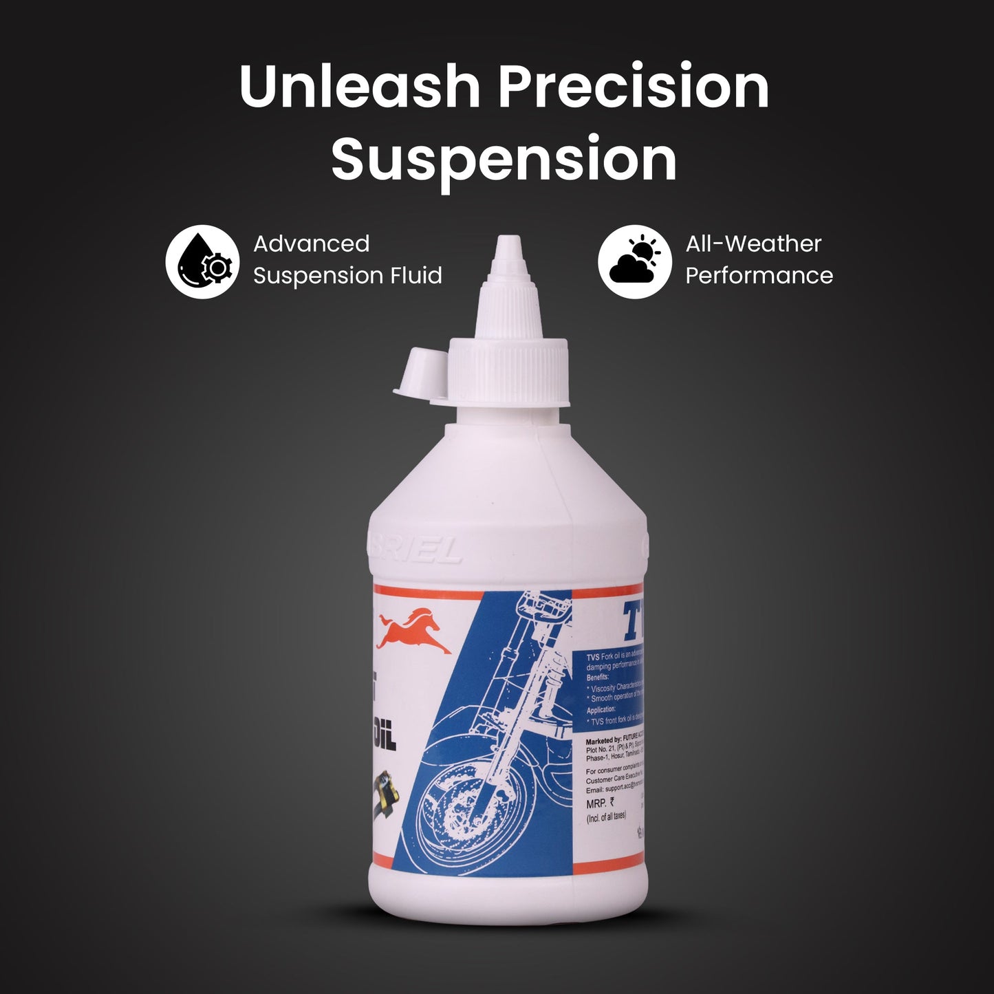TVS Front Fork Oil 350ml Keep Your Bike Forks in Top Condition