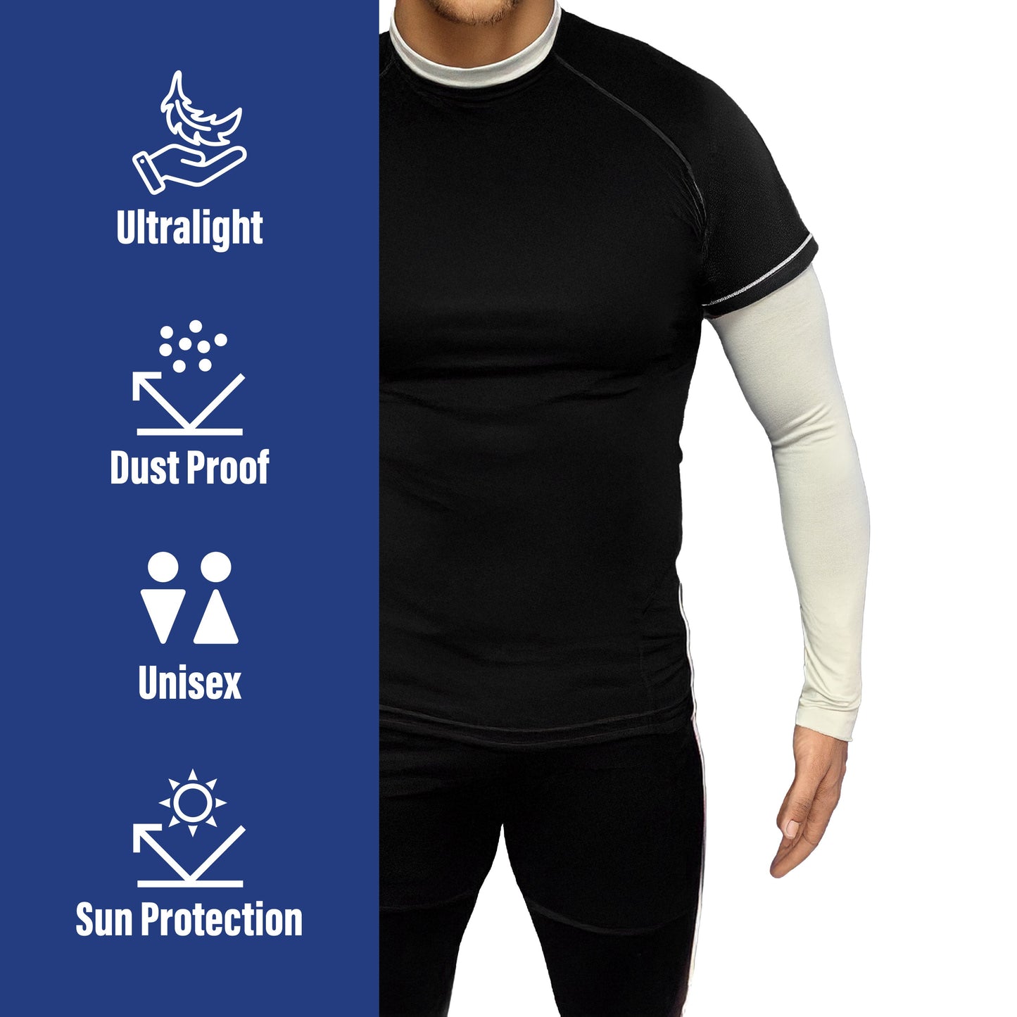 TVS Arm sleeve Eco Free Size | Dust Proof & Light Weight