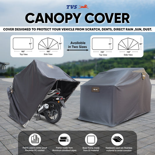 Canopy Vehicle Cover Big 102/56 All-Weather Protection