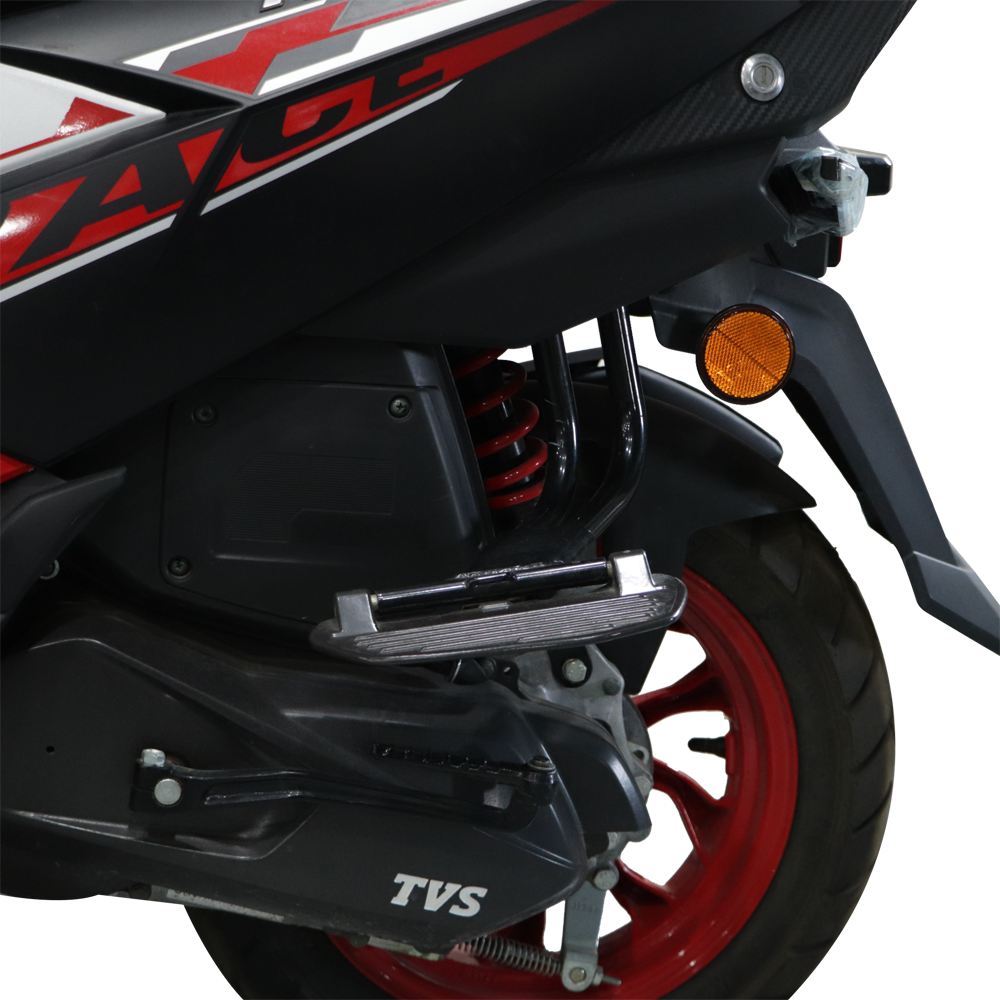 TVS Lady Pillion Footrest Kit for Ntorq | Comfortable and Safe