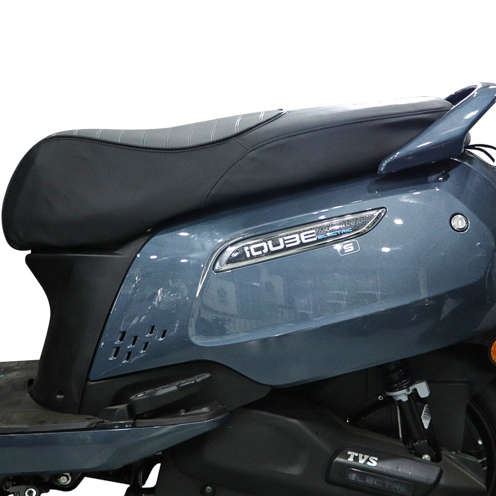 TVS iQube Seat Cover Black/Grey | Comfortable and Durable Protection