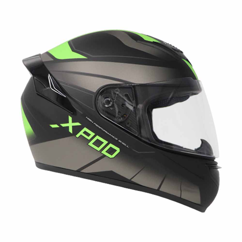 TVS XPOD Aerodynamic Helmet for Men- ISI & DOT Certified, Ultrawide Visor, Quick Release Strap – Premium Bike Helmet with Enhanced Air Circulation (Neon Green Dual Tone) TVS XPOD Aerodynamic Helmet for Men- ISI & DOT Certified, Ultrawide Visor, Quick Release Strap – Premium Bike Helmet with Enhanced Air Circulation (Neon Green Dual Tone)
