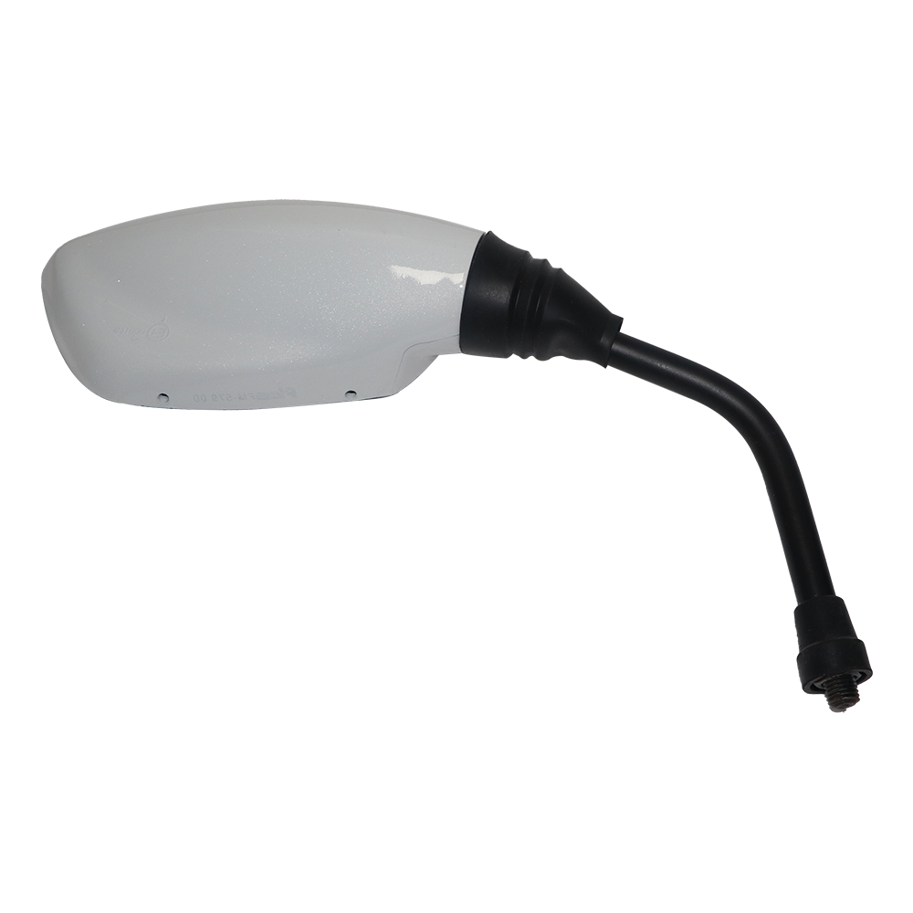 TVS Apache Pearly White Mirror Set | Clear Visibility & Style