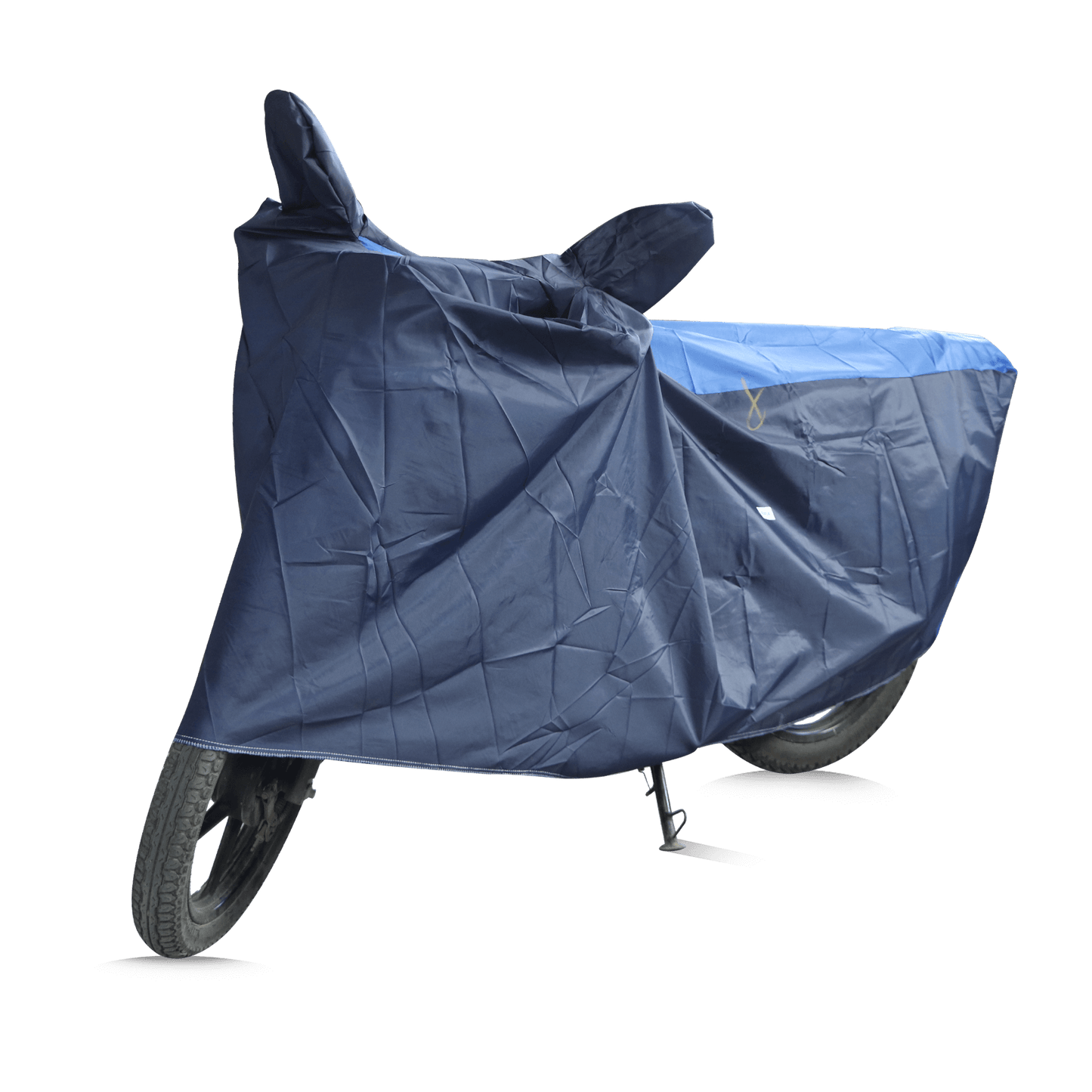 TVS Vehicle Cover - Navy Blue with Royal Blue-MC | All-Weather Protection, Perfect Fit, and Ultimate Shield for Your Ride - TVS Motor Company