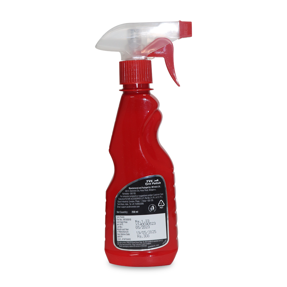 TVS Tyre Polish - Long-Lasting Shine and Protection for Tyres