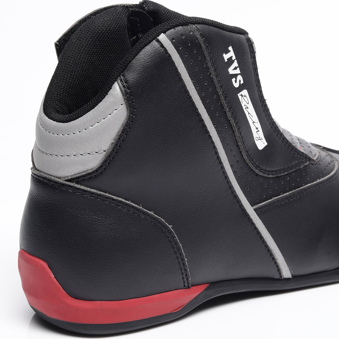  Ankle-Length Slip-On Riding Shoe Black  Sleek and Convenient