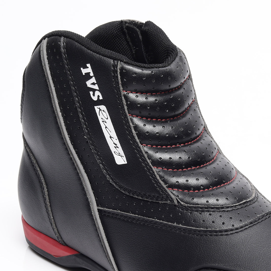  Ankle-Length Slip-On Riding Shoe Black  Sleek and Convenient