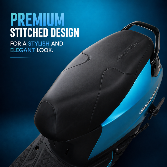TVS Premium Black Seat Cover for New Jupiter 110