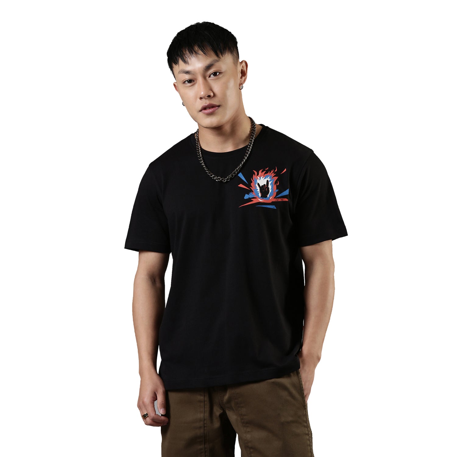  TVS Crew Neck T-Shirt Ntorq Swag