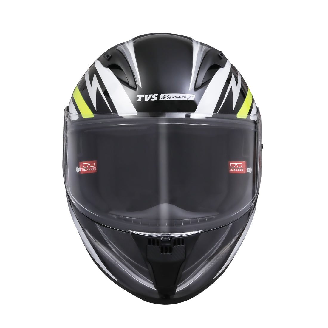 TVS Racing Dual Visor Helmet for Men – Anti-Fog Pin-Lock, Aerodynamic Design & DOT/ISI/ECE Certified – Premium Full Face Helmet For Men