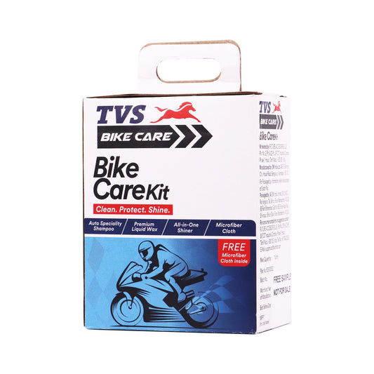 TVS Bike Care Kit  Essential Cleaning and Maintenance Tools