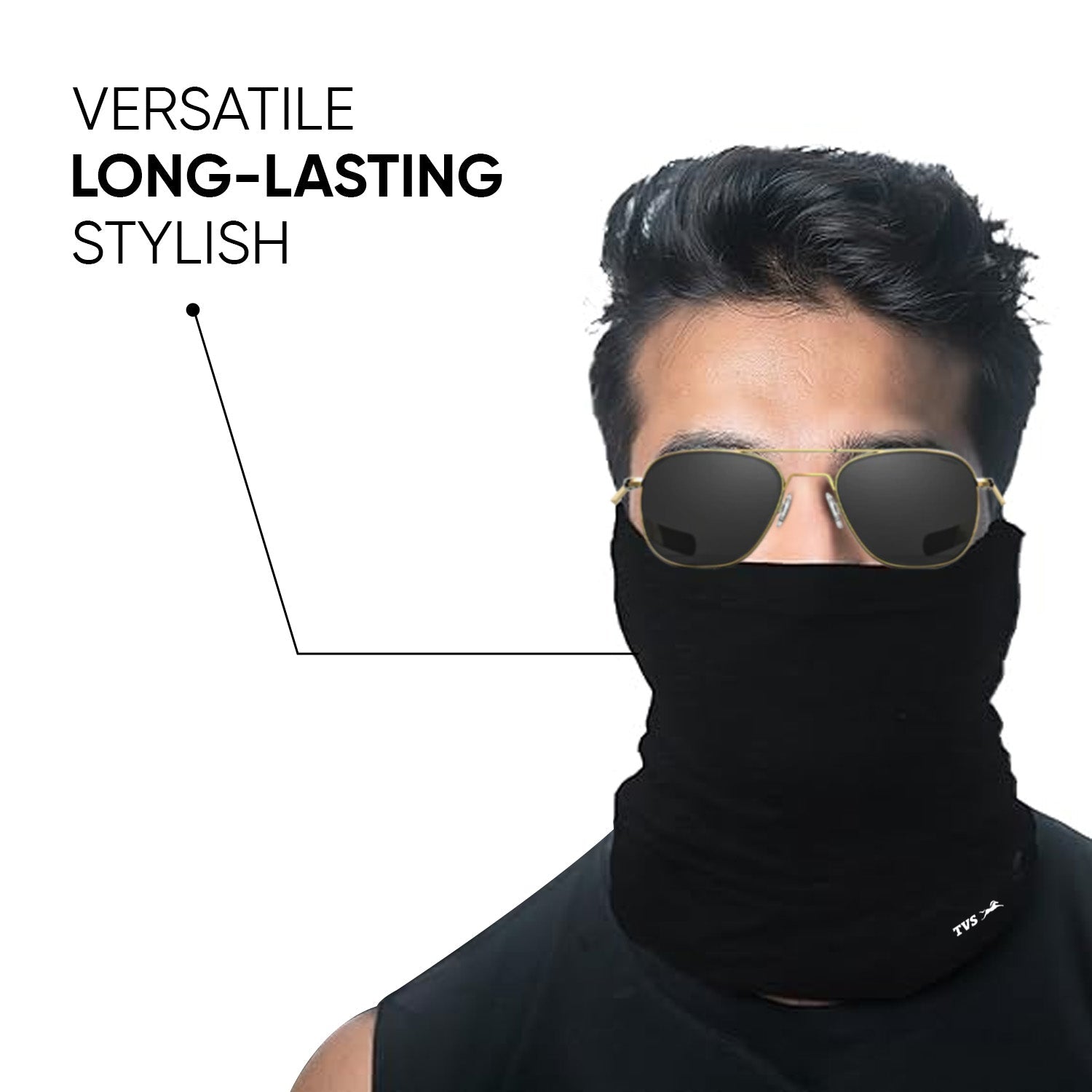  TVS Arm Sleeve & Neck Gaiter Set - Suitable for Men & Women