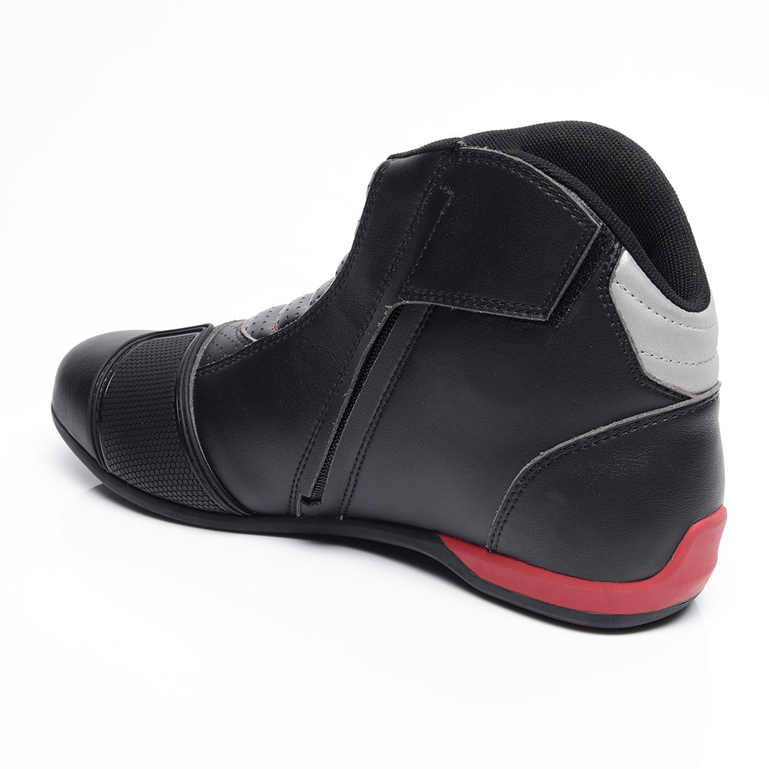  Ankle-Length Slip-On Riding Shoe Black  Sleek and Convenient
