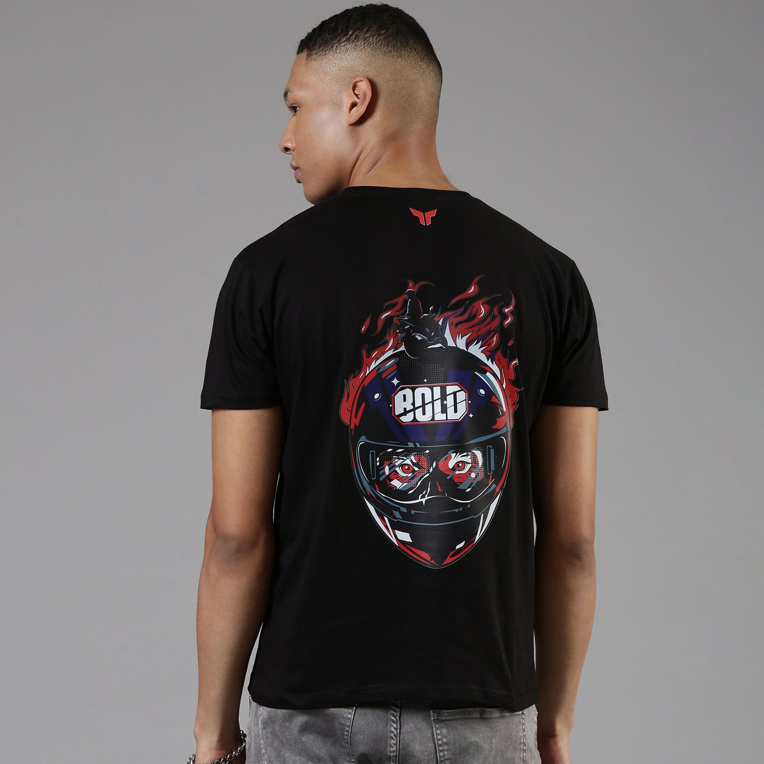  TVS Crew Neck T-Shirt Ntorq Bold