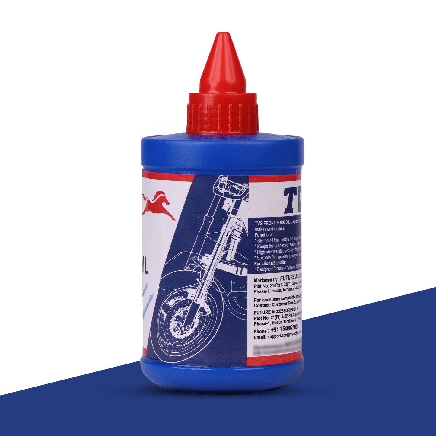 TVS Front Fork Oil 350ml  Premium Fork Oil for Motorcycles