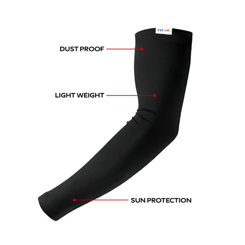 TVS Arm sleeve Eco Free Size | Dust Proof & Light Weight