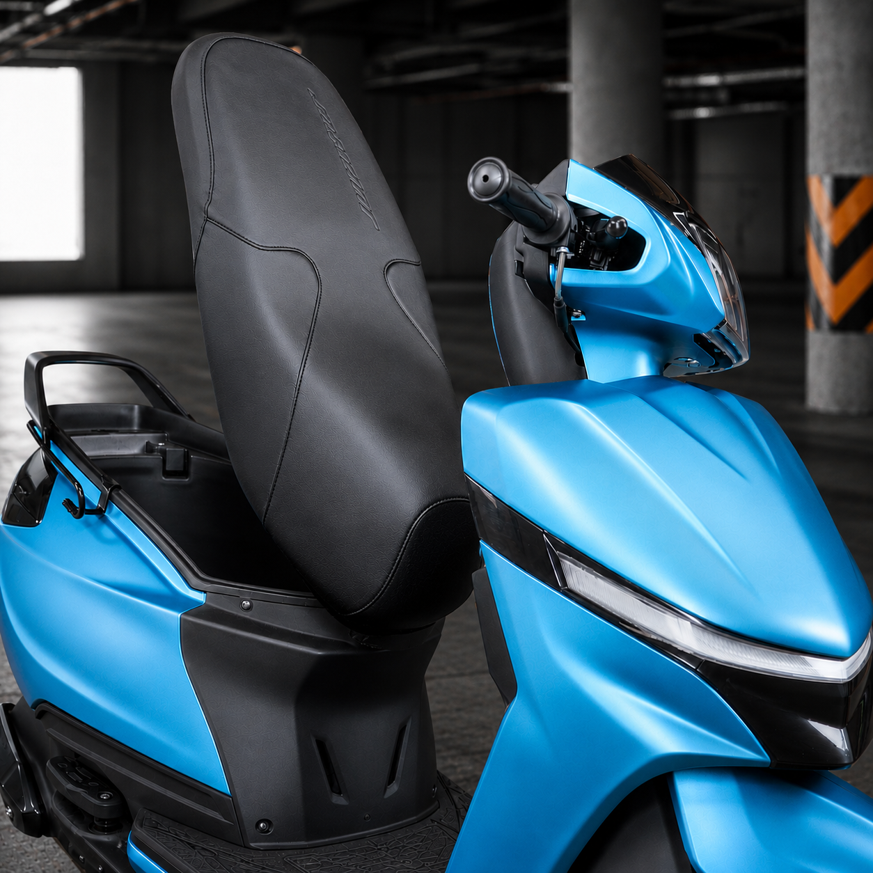 TVS Premium Black Seat Cover for New Jupiter 110