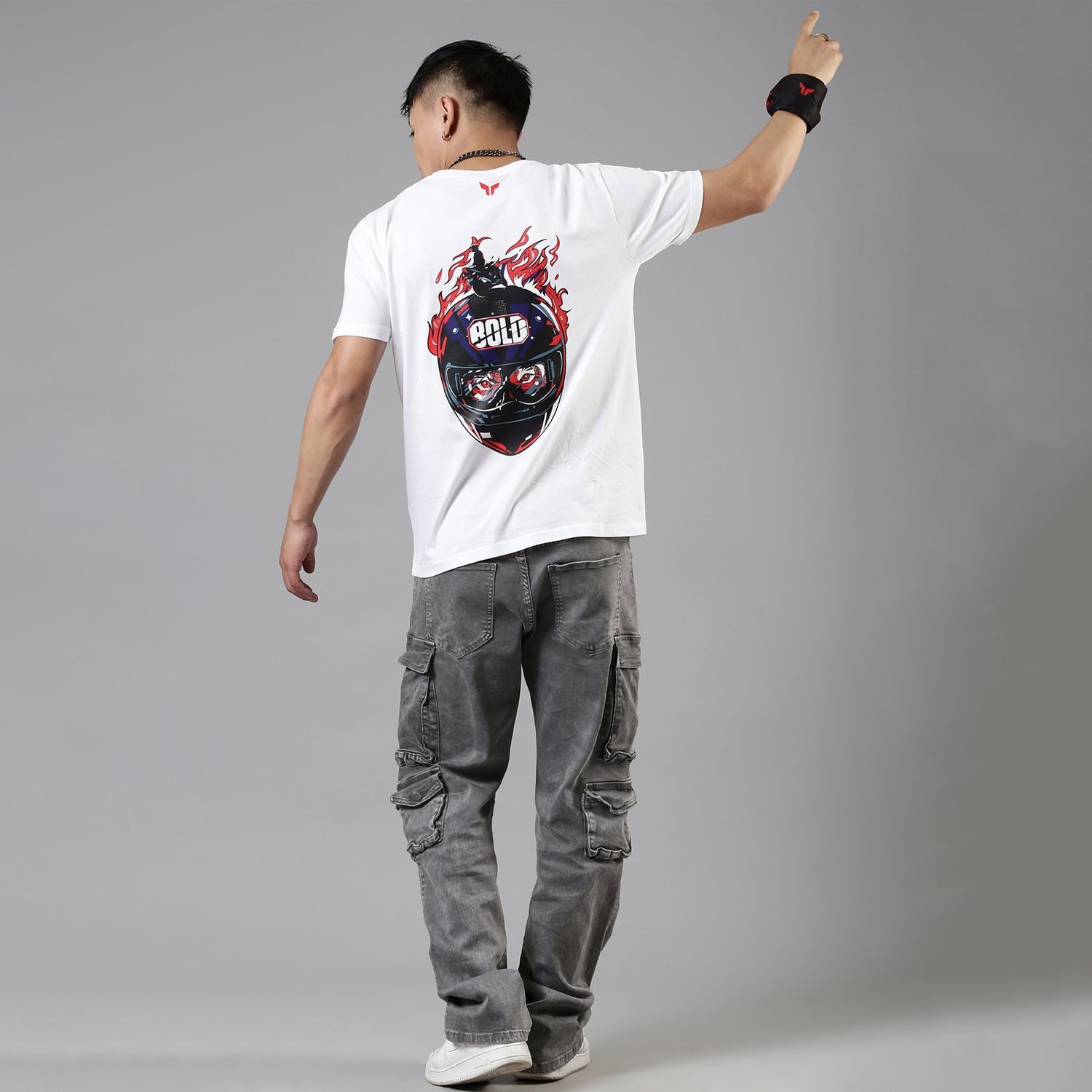  TVS Crew Neck T-Shirt Ntorq Bold
