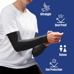 TVS Arm sleeve Eco Free Size | Dust Proof & Light Weight