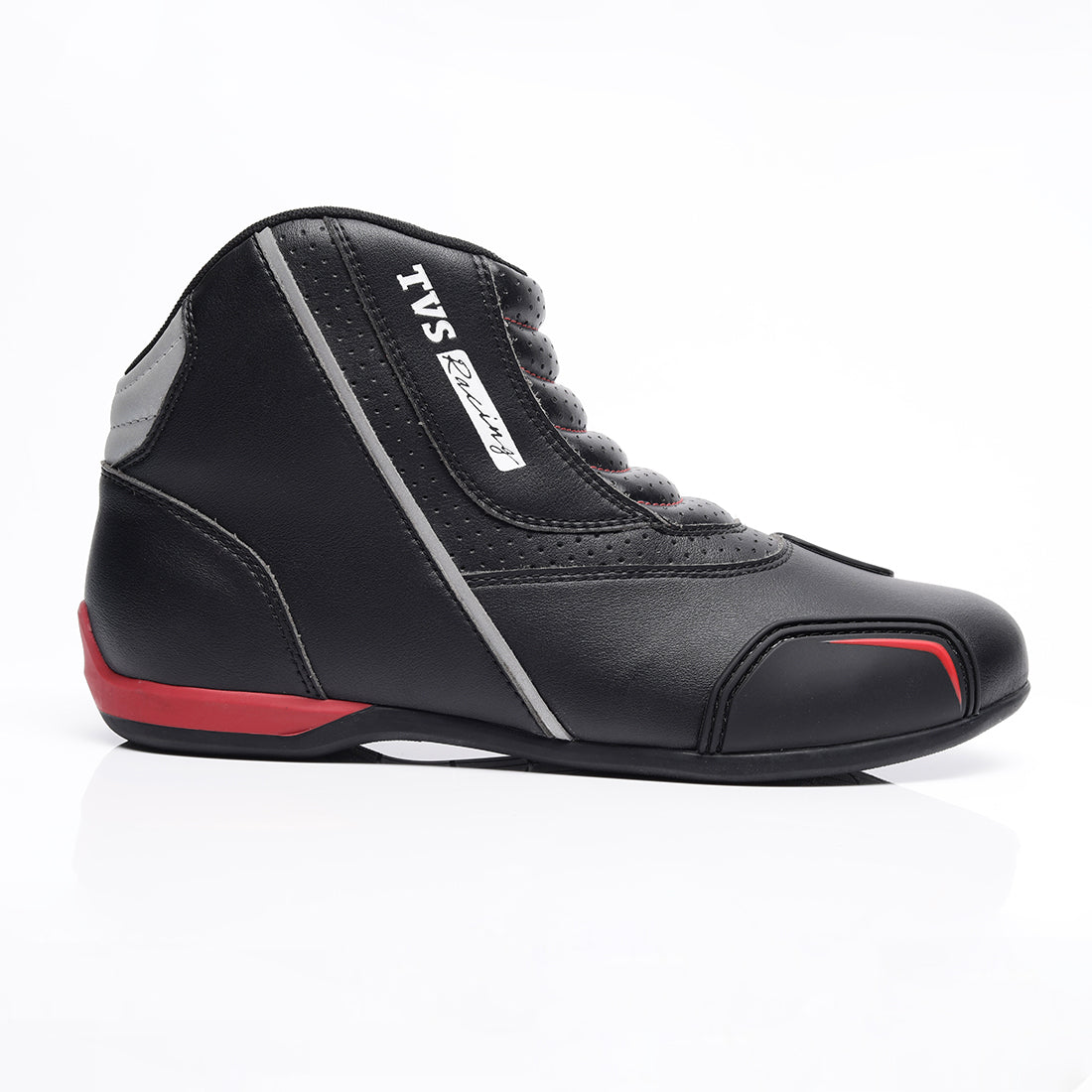  Ankle-Length Slip-On Riding Shoe Black  Sleek and Convenient