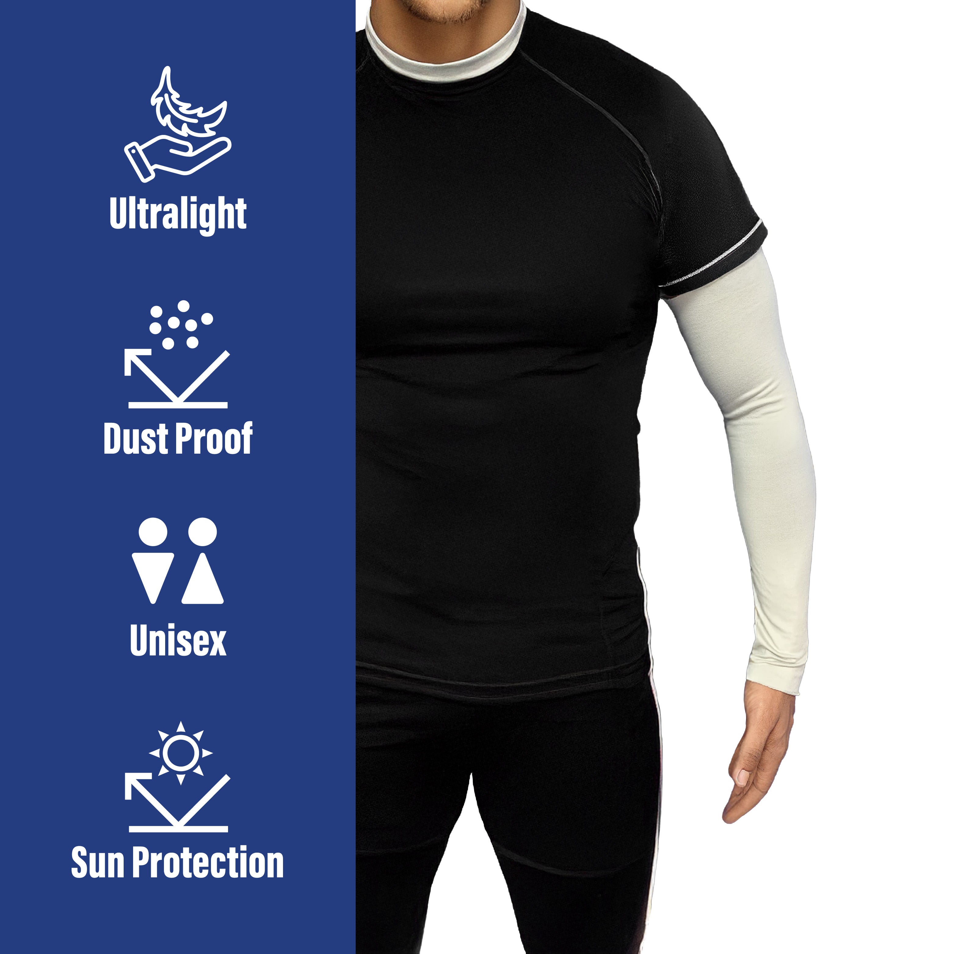  TVS Arm sleeve Eco Free Size | Dust Proof & Light Weight