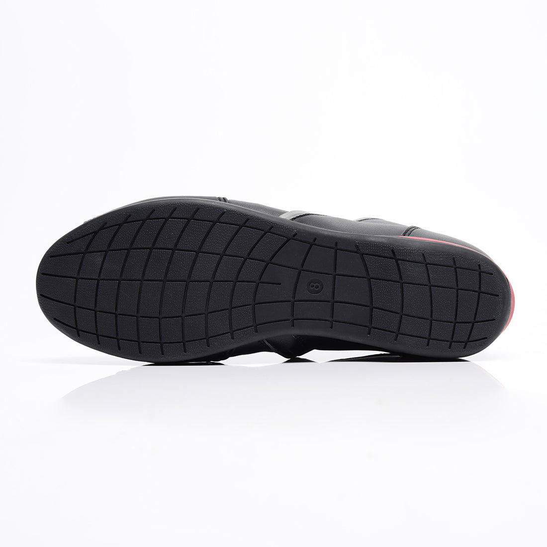  Ankle-Length Slip-On Riding Shoe Black  Sleek and Convenient