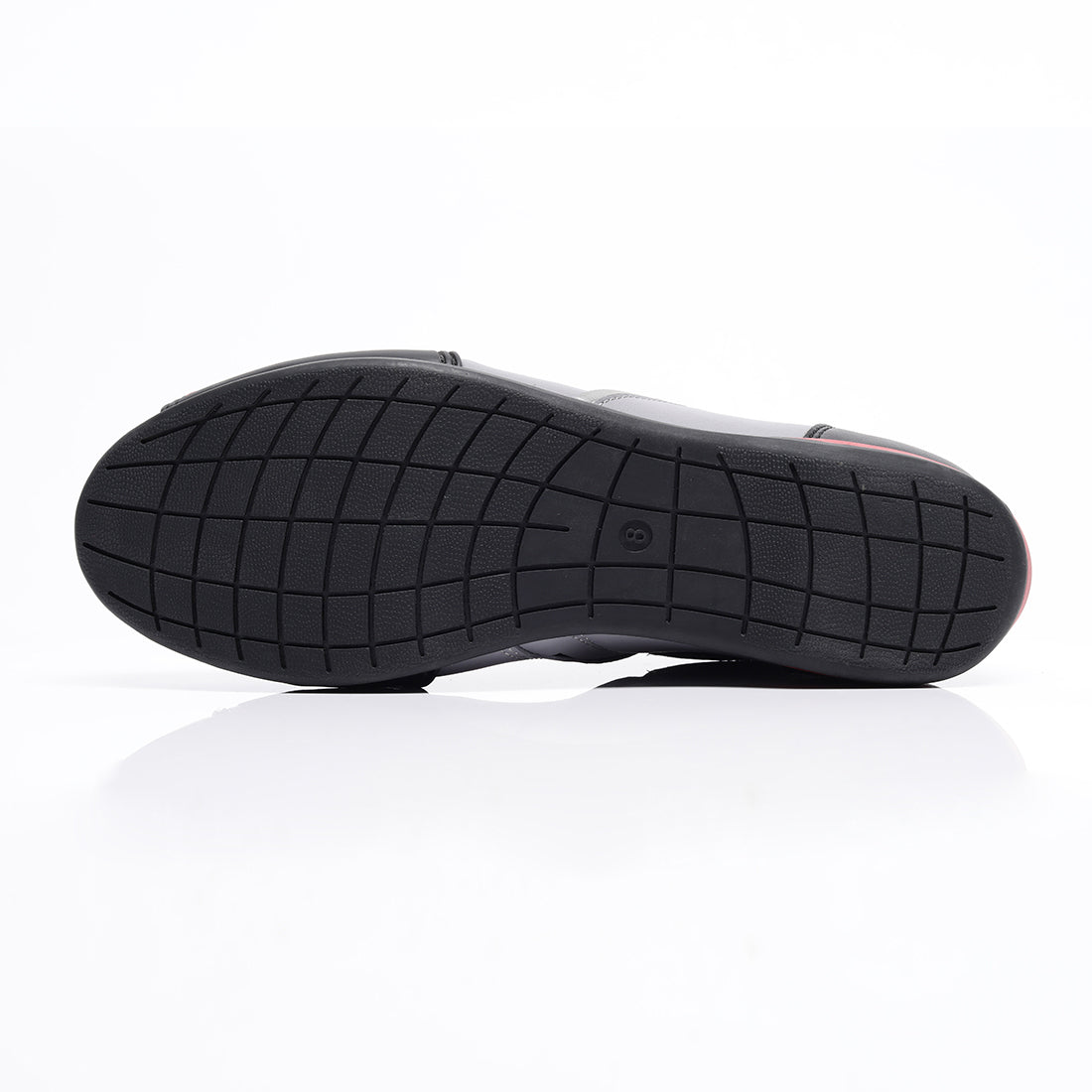  Ankle-Length Slip-On Riding Shoe Black  Sleek and Convenient
