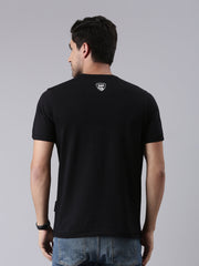TVS Racing Arsenal Black Cyborg Crew neck T Shirt