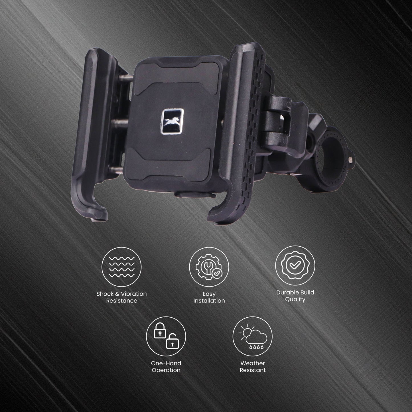TVS Premium Mobile Holder – Universal Fit for all Smartphones | Secure & Adjustable Mount