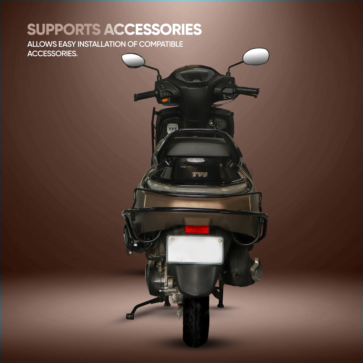 TVS Kit Scooter Guard for New Jupiter 110CC - Black