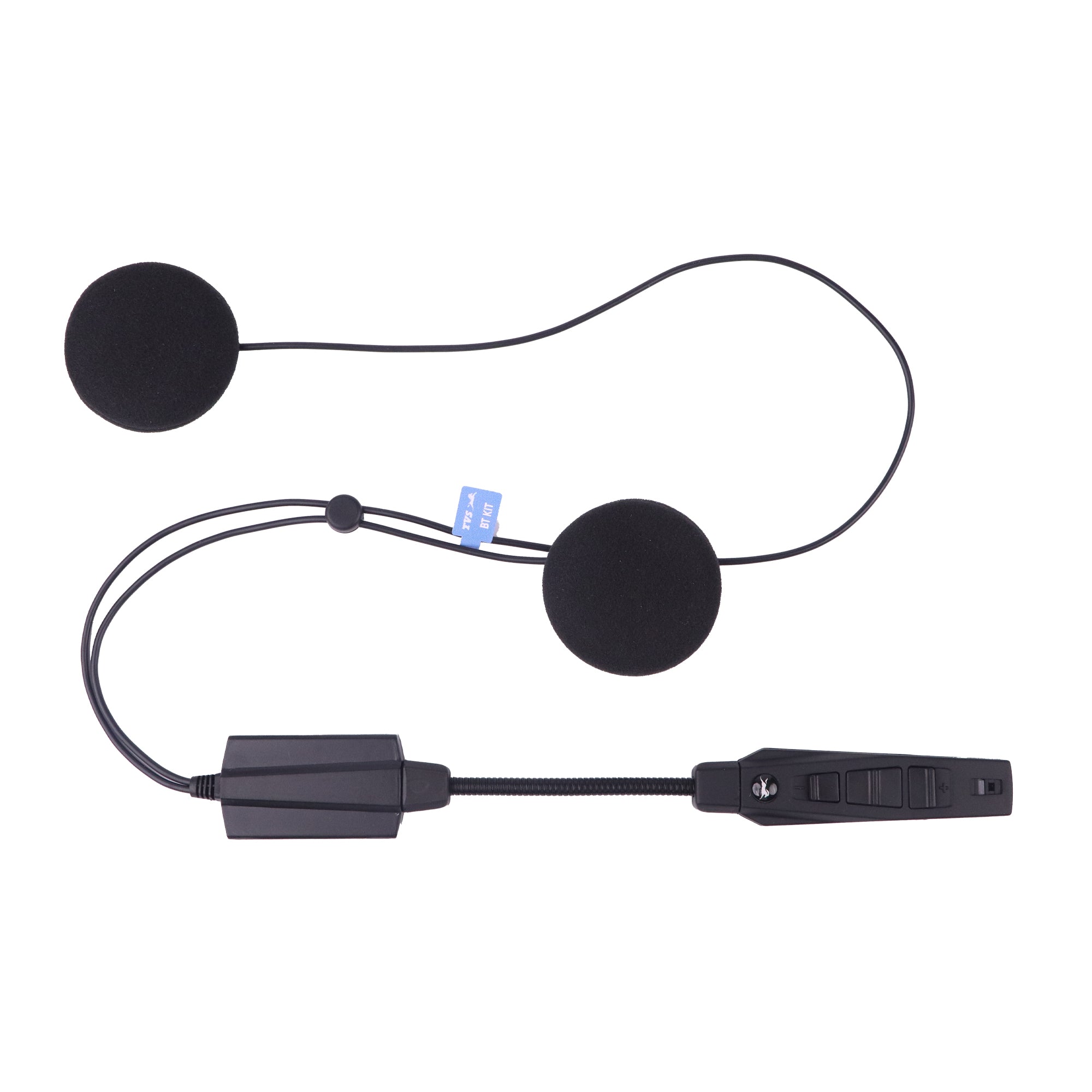  TVS Bluetooth Headset for all motorcycle helmets | HD Voice Quality & 300 mAh Battery