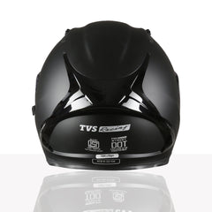 TVS Racing Dual Visor Helmet for Men – Anti-Fog Pin-Lock, Aerodynamic Design & DOT/ISI/ECE Certified – Premium Full Face Helmet For Men