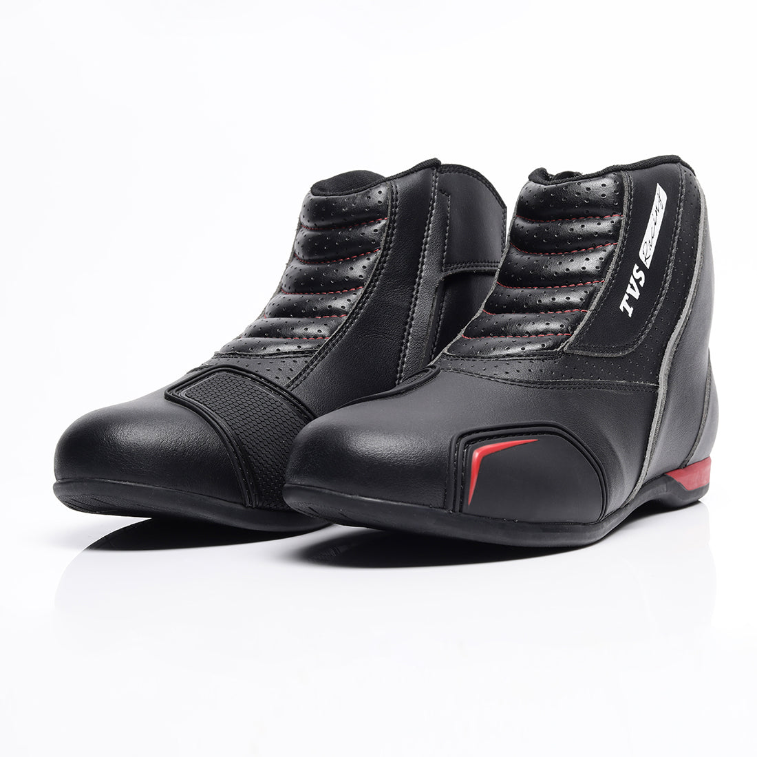  Ankle-Length Slip-On Riding Shoe Black  Sleek and Convenient