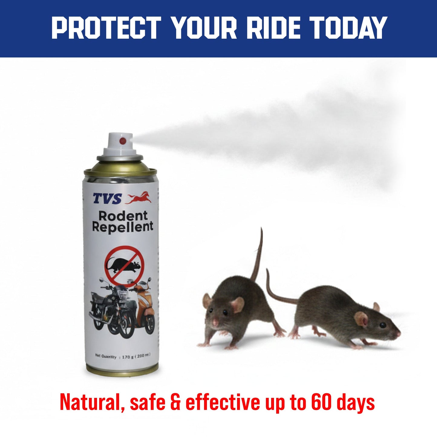 TVS Rodent Repellent | Keep Rodents Away from Your Vehicle