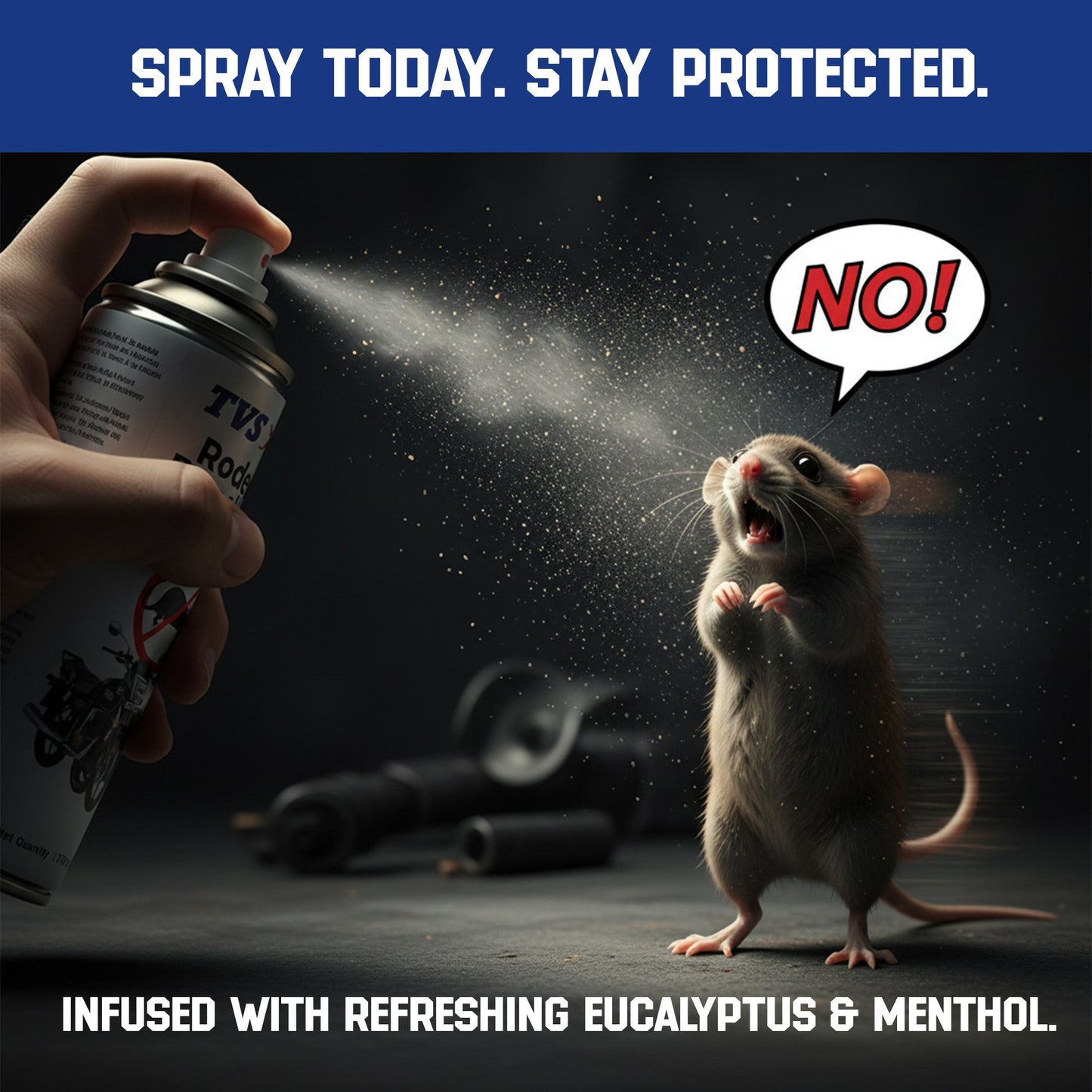 TVS Rodent Repellent | Keep Rodents Away from Your Vehicle