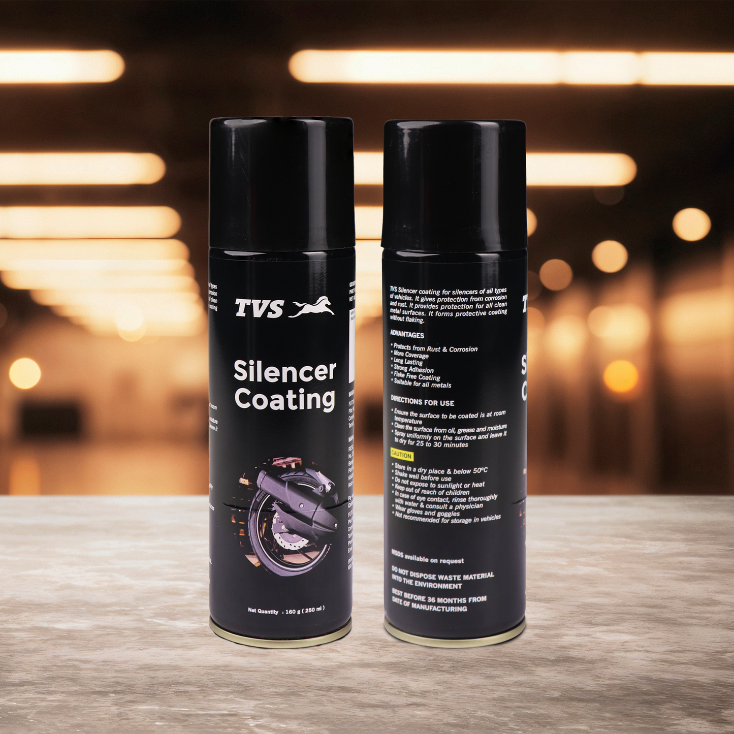 TVS Silencer Coating 250 ml. - Ultimate Protection and Heat Shield