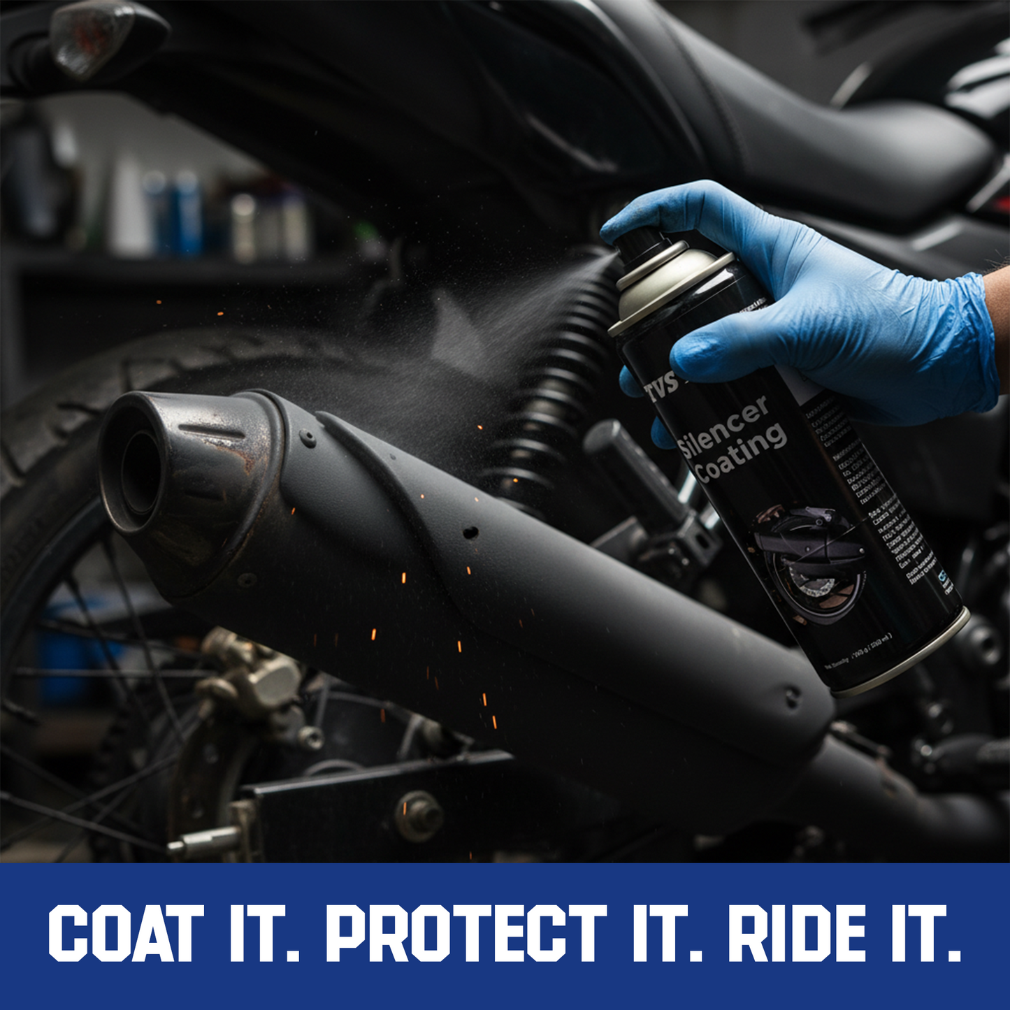 TVS Silencer Coating 250 ml. - Ultimate Protection and Heat Shield