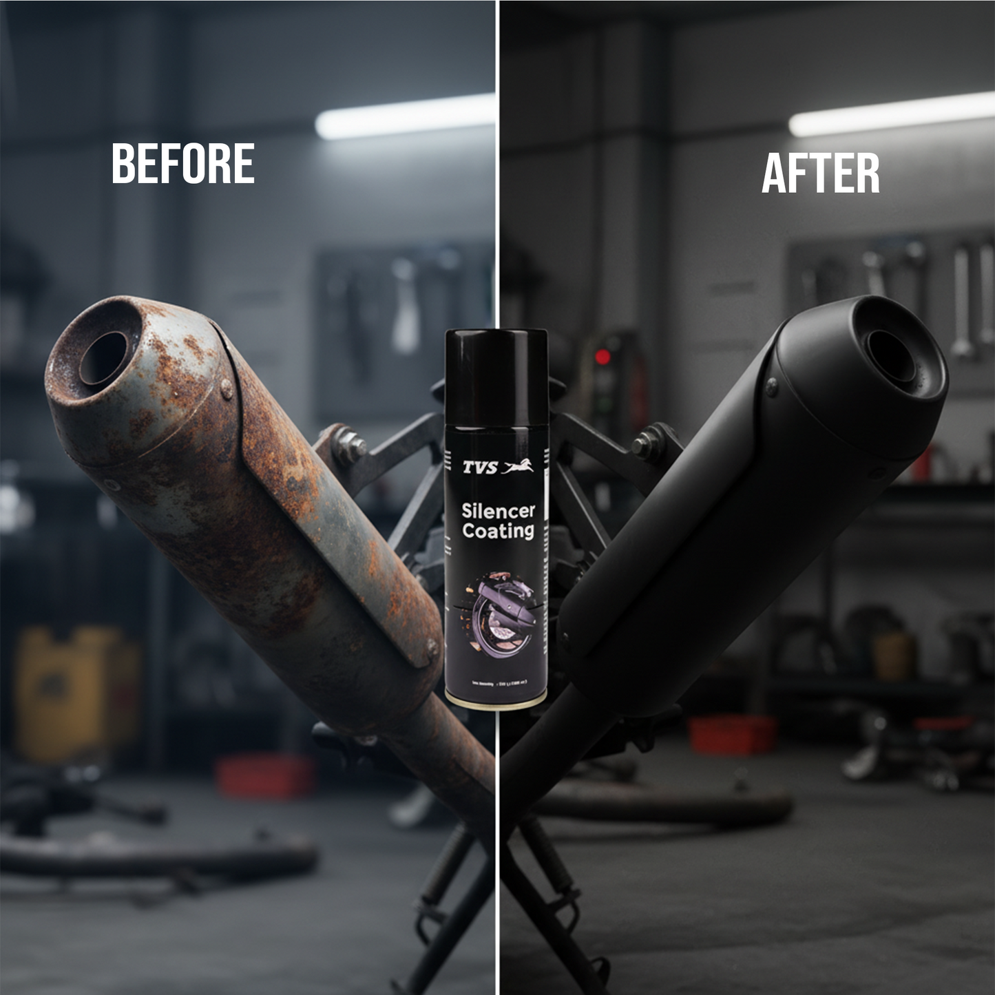 TVS Silencer Coating 250 ml. - Ultimate Protection and Heat Shield