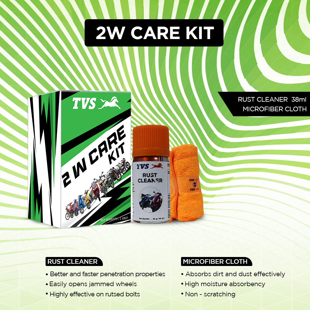  TVS Bike Care Kit - Comprehensive Care for Your Motorcycle