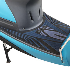 TVS Floor Mat for New Jupiter 110, Black and Blue