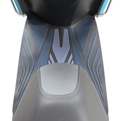 TVS Floor Mat for New Jupiter 110, Black and Blue