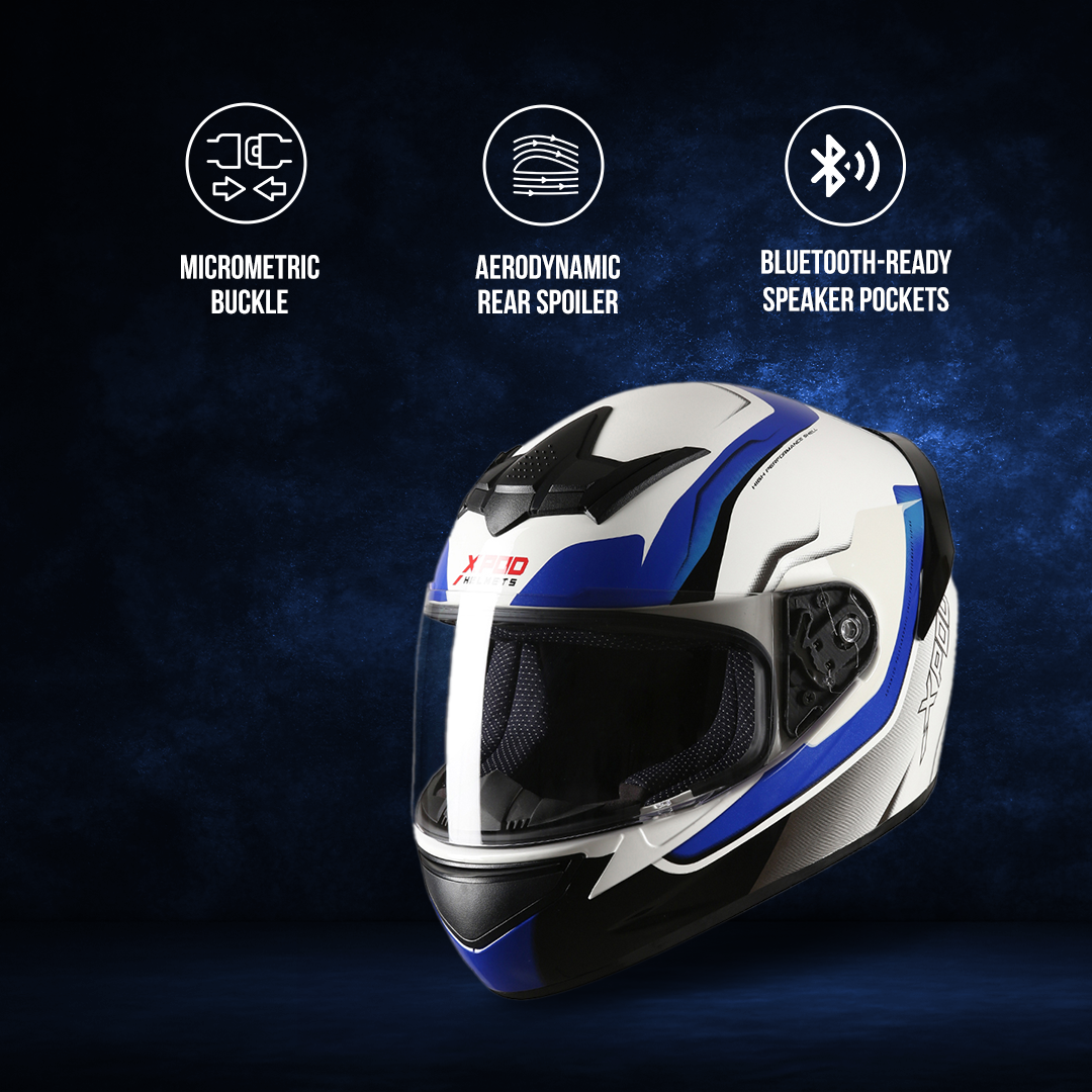  TVS XPOD Helmet - Stylish Full Face Protection