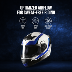 TVS XPOD Helmet - Stylish Full Face Protection
