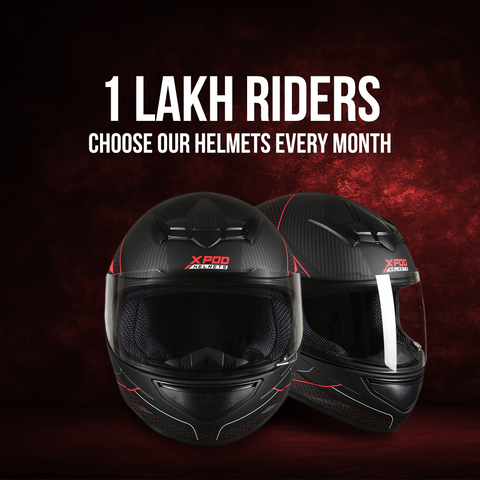 TVS XPOD Helmet - Stylish Full Face Protection
