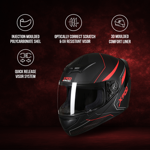 TVS XPOD Helmet - Stylish Full Face Protection