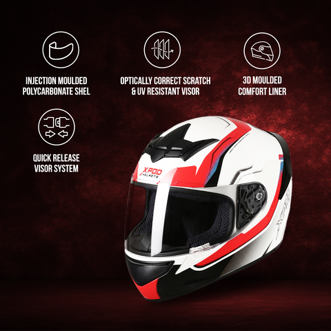 TVS XPOD Helmet - Stylish Full Face Protection