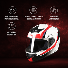 TVS XPOD Helmet - Stylish Full Face Protection
