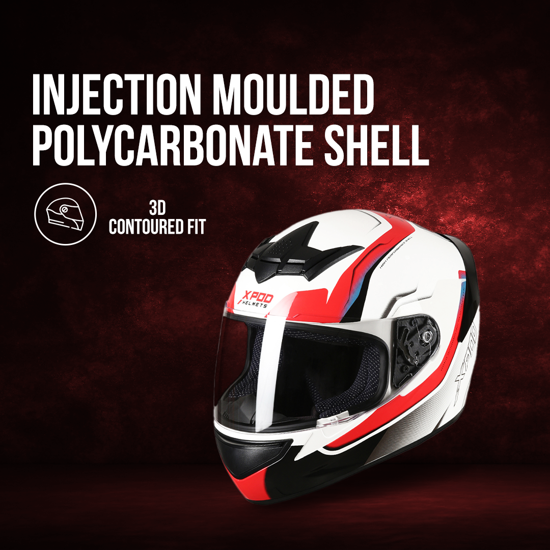  TVS XPOD Helmet - Stylish Full Face Protection