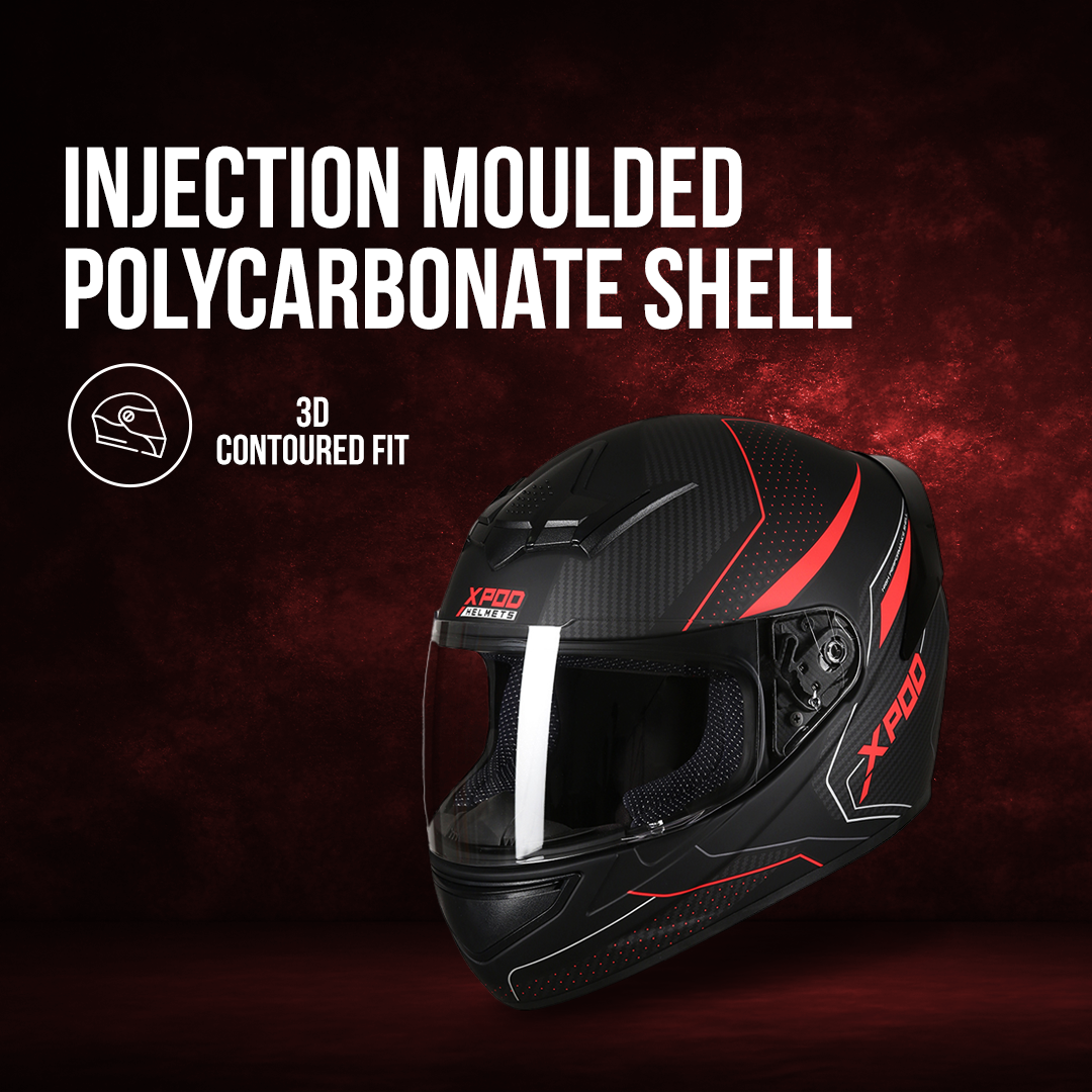  TVS XPOD Helmet - Stylish Full Face Protection